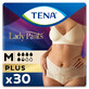 Tena Lady Pants Creme, saugf&#228;hige Slips, Gr&#246;&#223;e M, 75-105 cm, Plus, 30 St&#252;ck