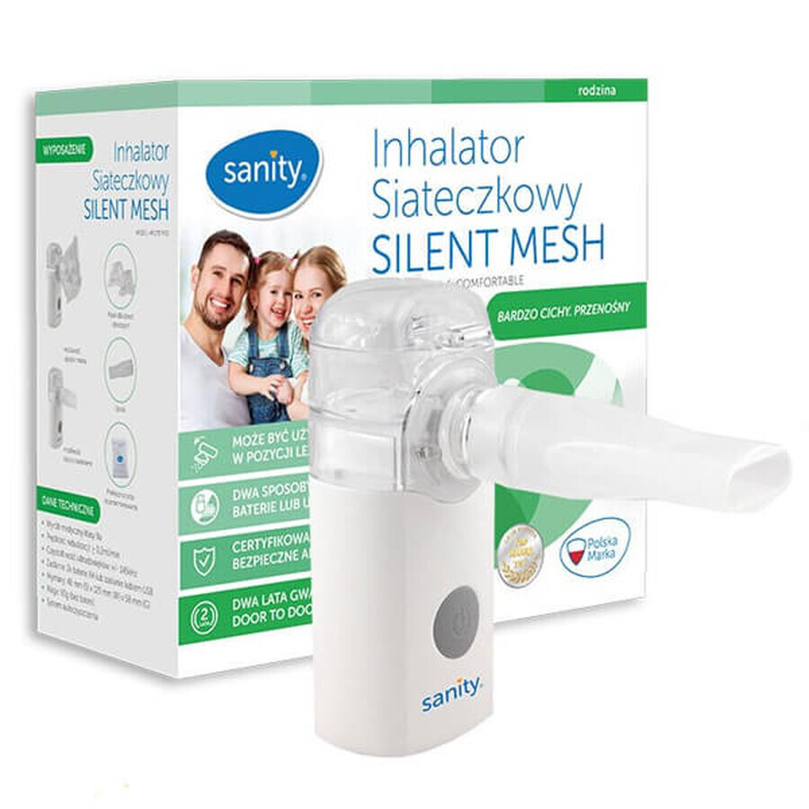 Sanity Silent Mesh AP 2717 Pro, Netzinhalator mit Netzteil