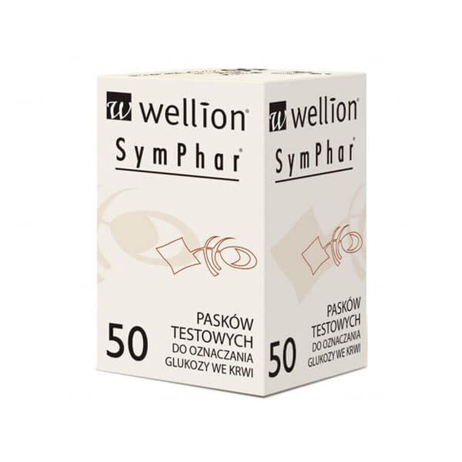 Wellion SymPhar Blood Glucose Test Strips 50 units