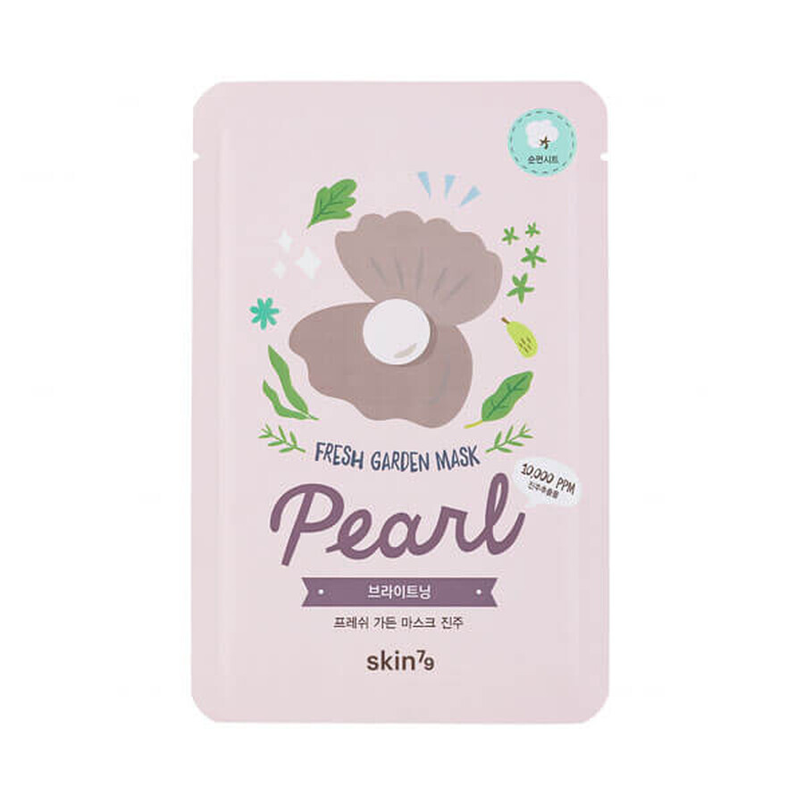 Skin79 Fresh Garden Pearl, masque en feuille à l'extrait de perle, 23 g