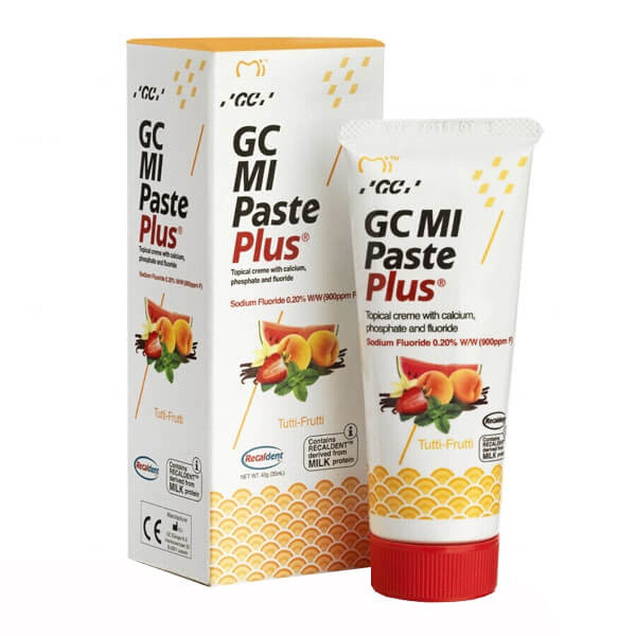 GC MI Paste Plus, topische Paste, Tutti-Frutti-Geschmack, 35 ml