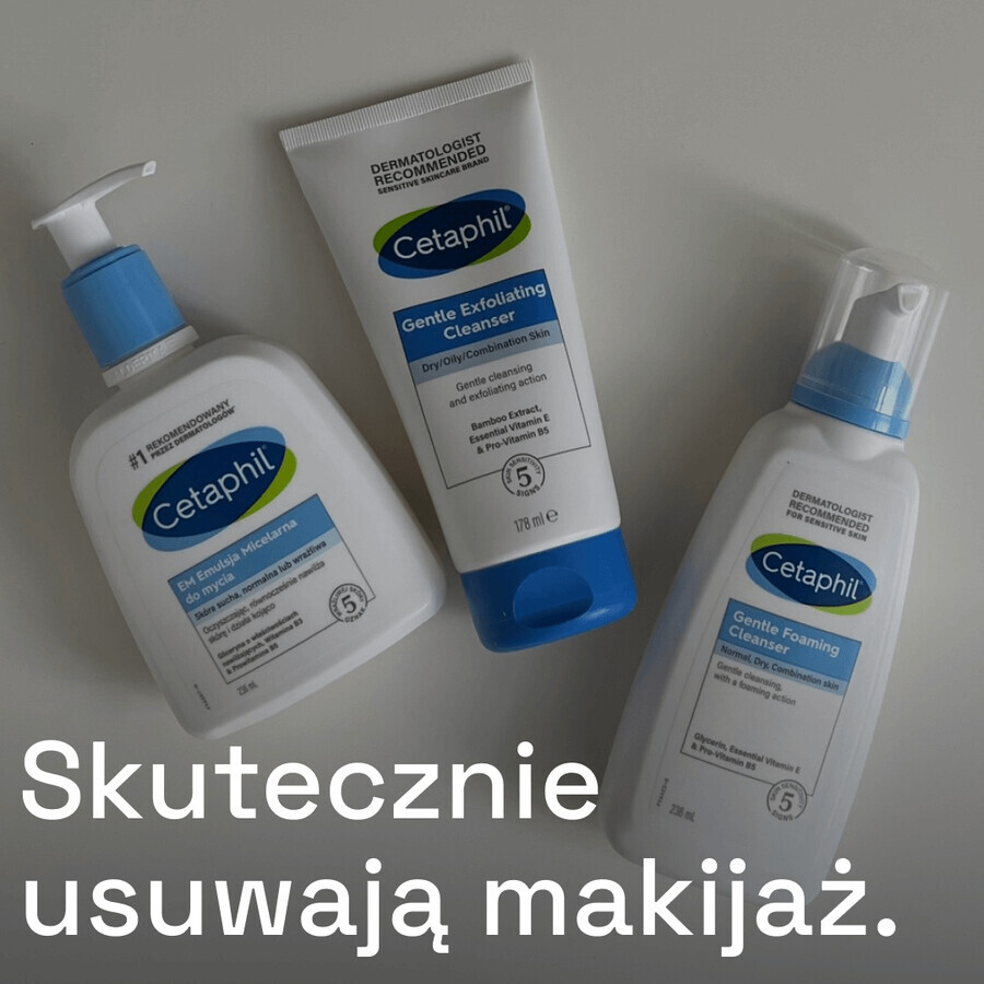 Cetaphil EM, Micellar-Emulsion für empfindliche Haut, für die ganze Familie, 500 ml