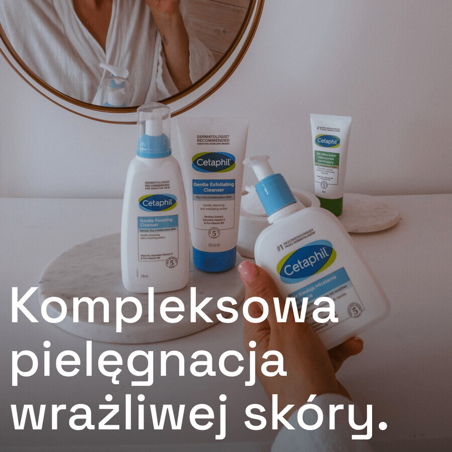 Cetaphil EM, Micellar-Emulsion für empfindliche Haut, für die ganze Familie, 500 ml