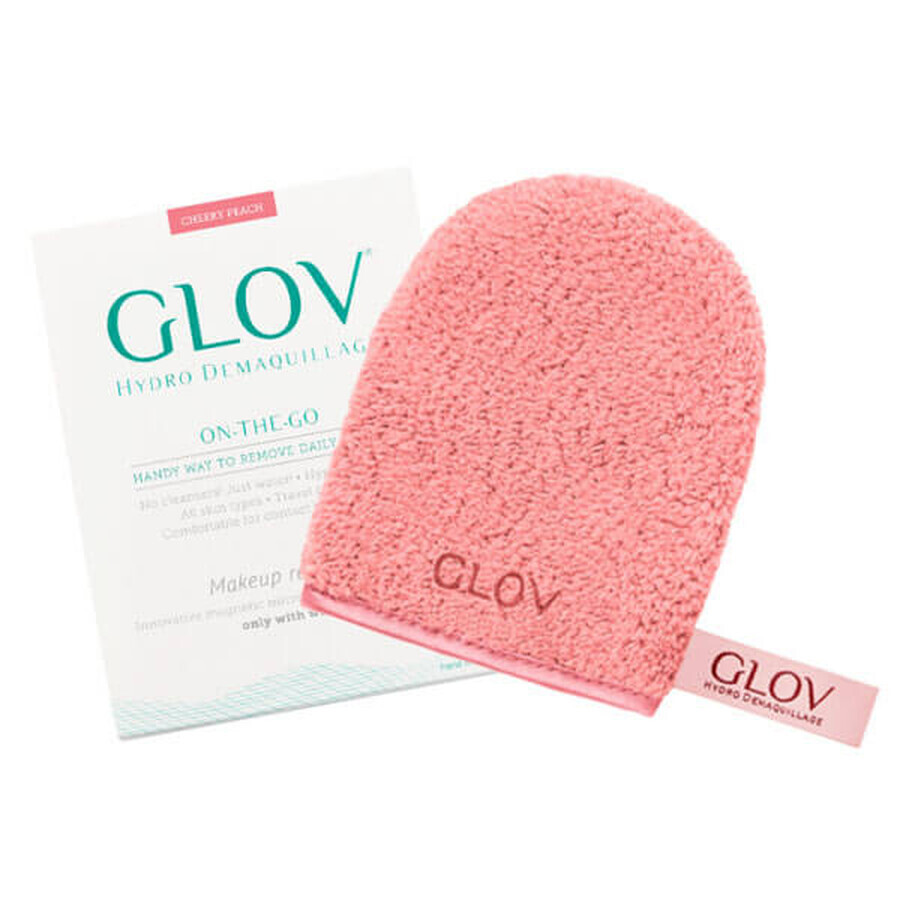 Glov On-The-Go Cheeky Peach, Make-up-Entferner-Handschuh, 1 Stück