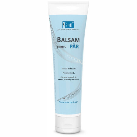 Balsam pentru orice tip de păr cu ulei de măsline Q4U, 150 ml, Tis Farmaceutic