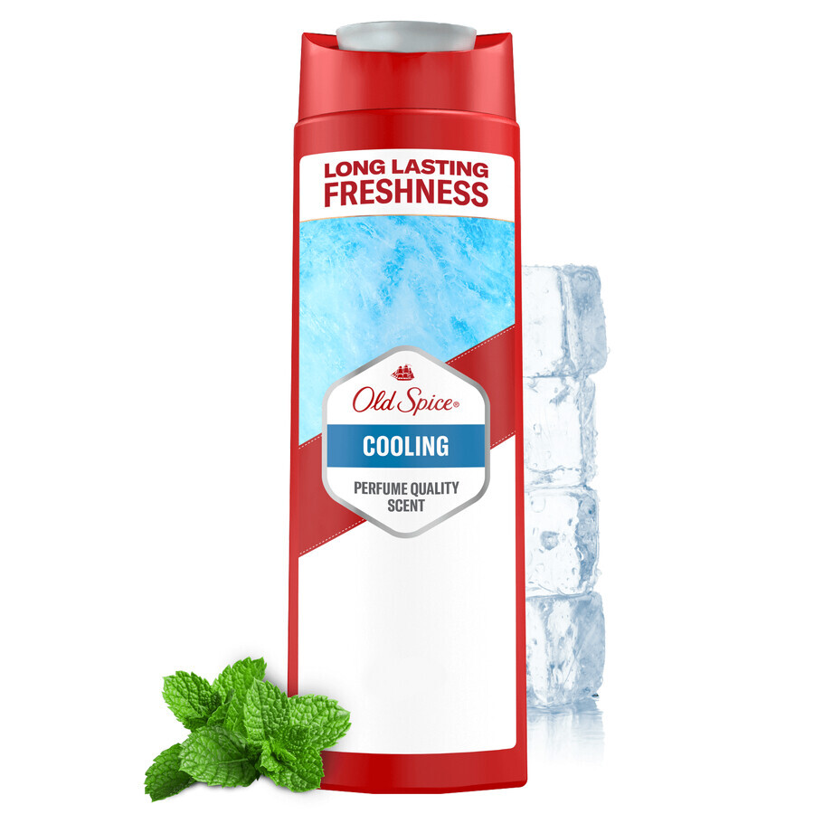 Old Spice, gel douche 3 en 1 pour le corps, les cheveux et le visage, rafraîchissant, 400 ml