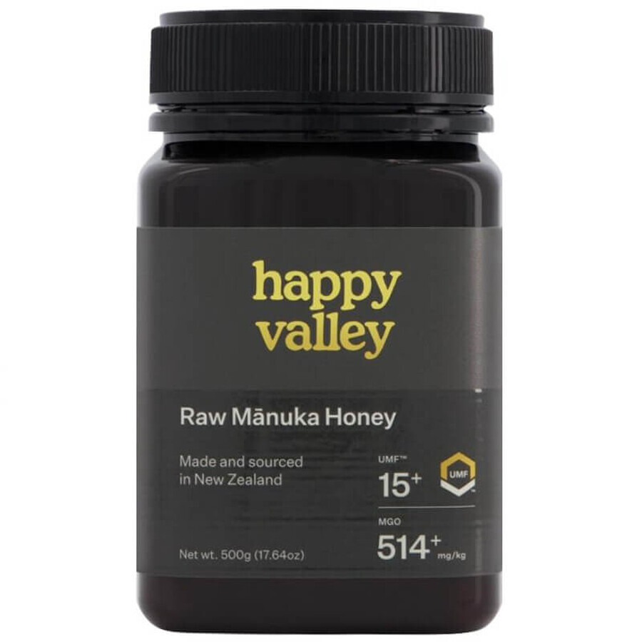 Happy Valley, Manuka honey UMF 15+, 500 g