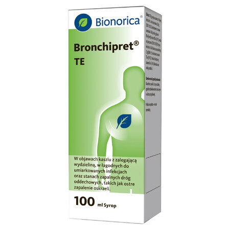 Bronchipret TE 15 g + 1,5 g, siroop, 100 ml