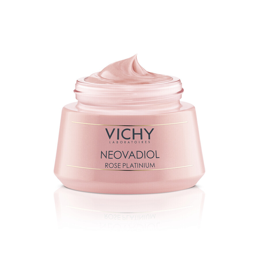 Vichy Neovadiol Rose Platinium, face cream with rose for strengthening and revitalizing mature and dull skin, 50 ml