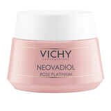 Vichy Neovadiol Rose Platinium, Rosenstärkende und revitalisierende Gesichtscreme für reife, glanzlose Haut, 50 ml