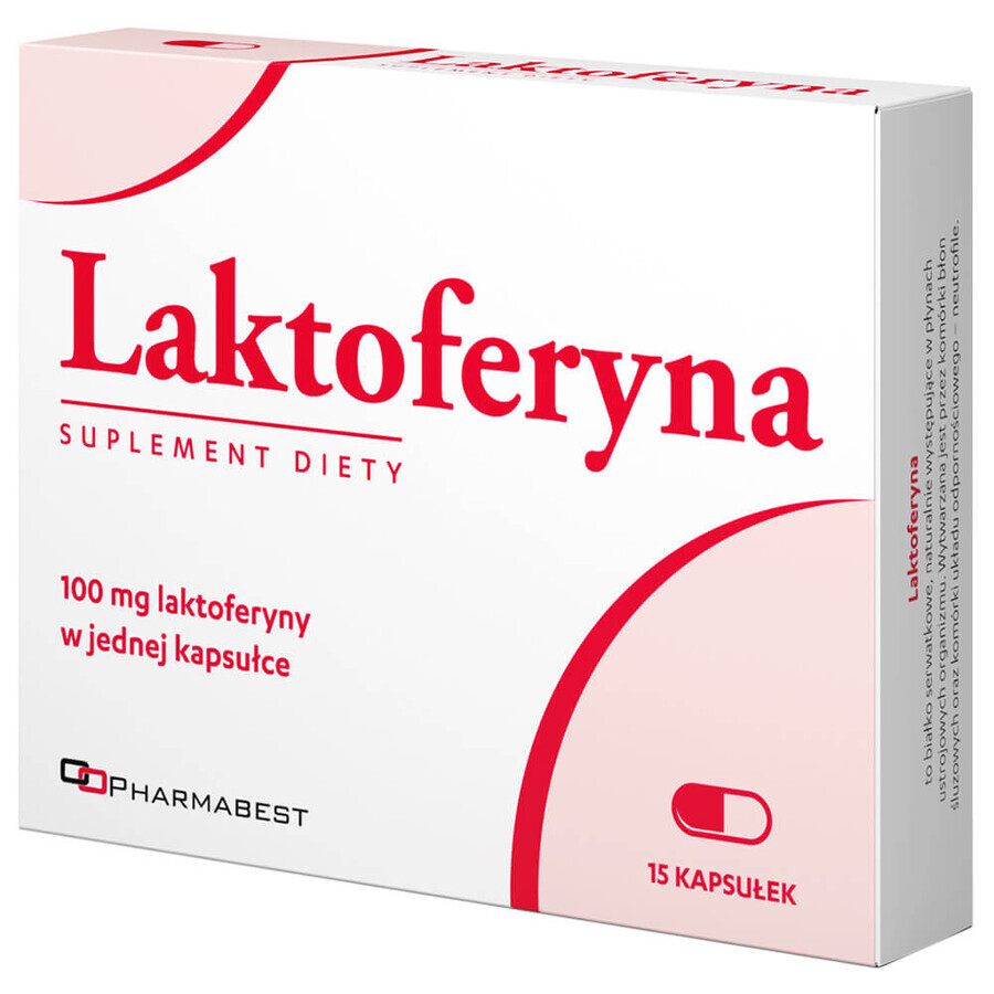 Pharmabest Lactoferrin, 15 capsules