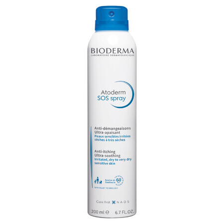 Bioderma Atoderm SOS, Spray für juckende Haut, 200 ml