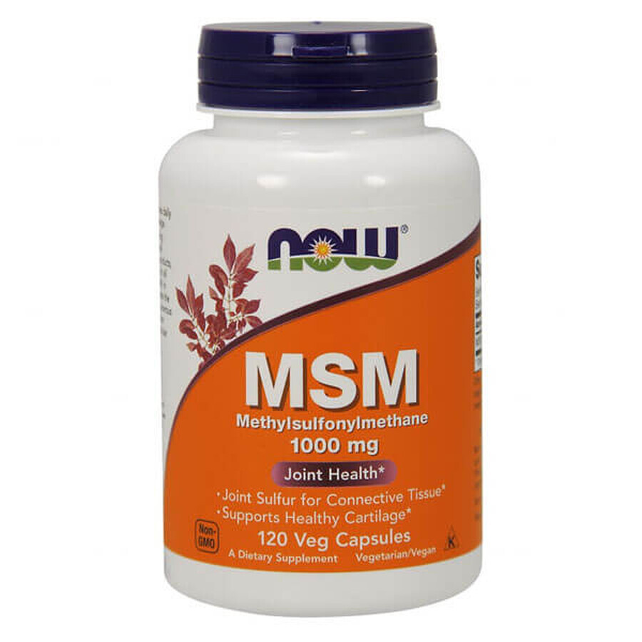 Now Foods, MSM 1000 mg, 120 capsules