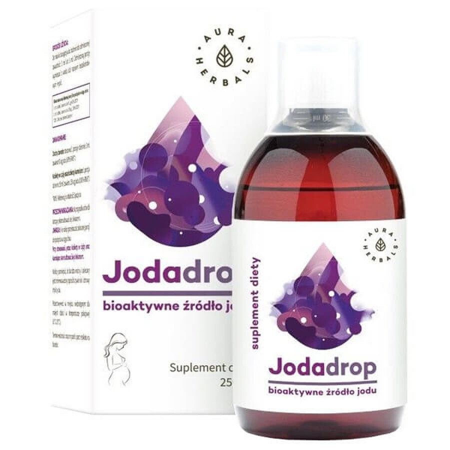 Aura Herbals Jodadrop, bioaktive Jodquelle, 250 ml