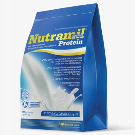 Olimp Nutramil Complex Protein, préparation nutritionnelle, saveur neutre, 700 g