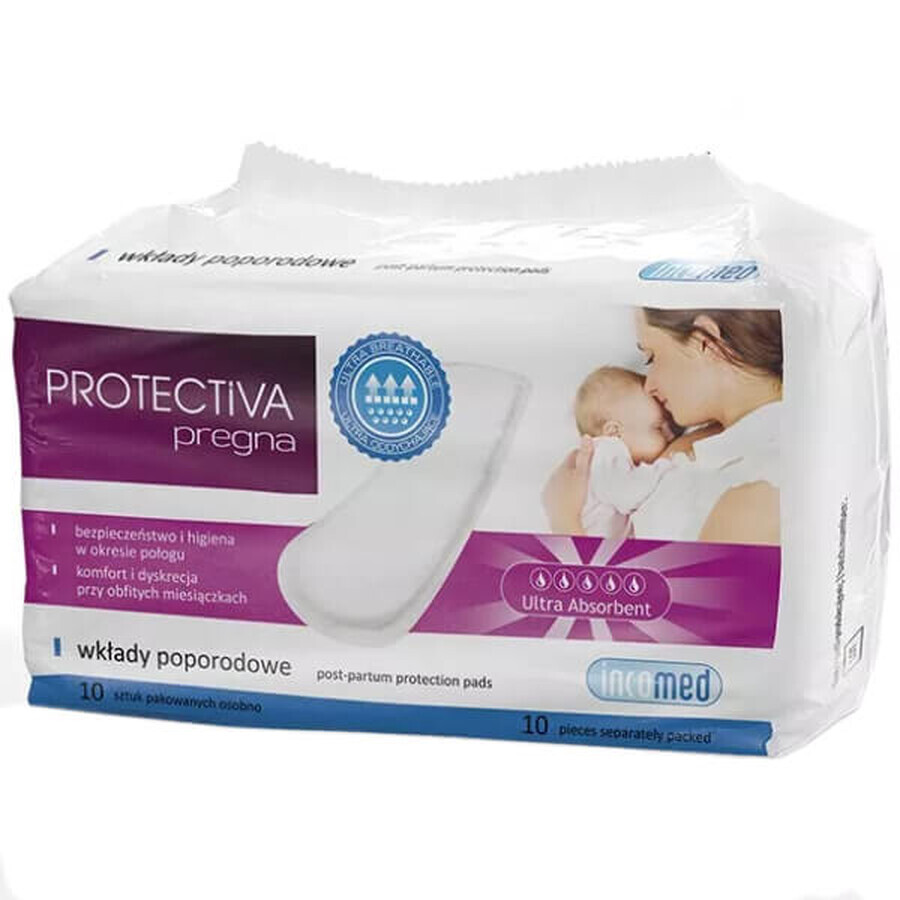 Protectiva Pregna, Wochenbetteinlagen, 10 Stück