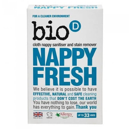 Bio-D Nappy Fresh, Zusatz für Windelpulver, 500 g