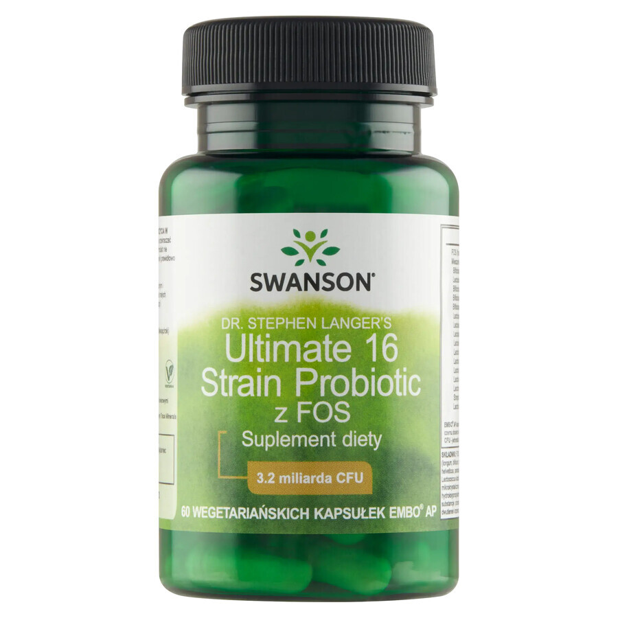 Swanson Ultimate 16 Strain Probiotic, 60 caps