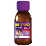 Ibuprom for children Forte 200 mg/ 5ml, oral suspension from 3 months, strawberry flavor, 100 ml