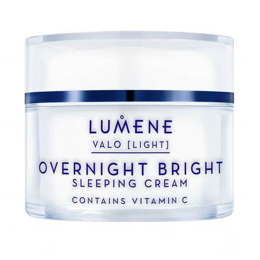 Lumene Valo, Crema de noche iluminadora con Vitamina C, 50 ml