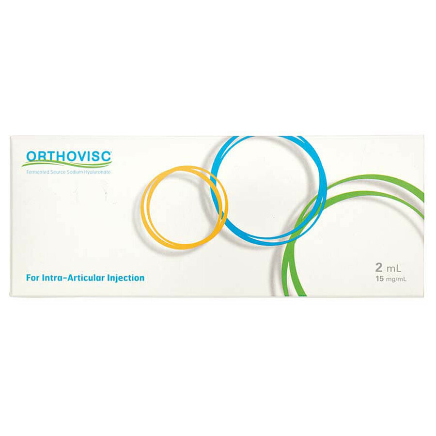 Orthovisc, 15 mg/ml, 2 ml x 1 Ampulle Spritze