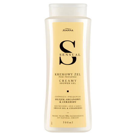 Joanna Sensual, Creme-Gel für die Dusche, Arganöl, 500 ml