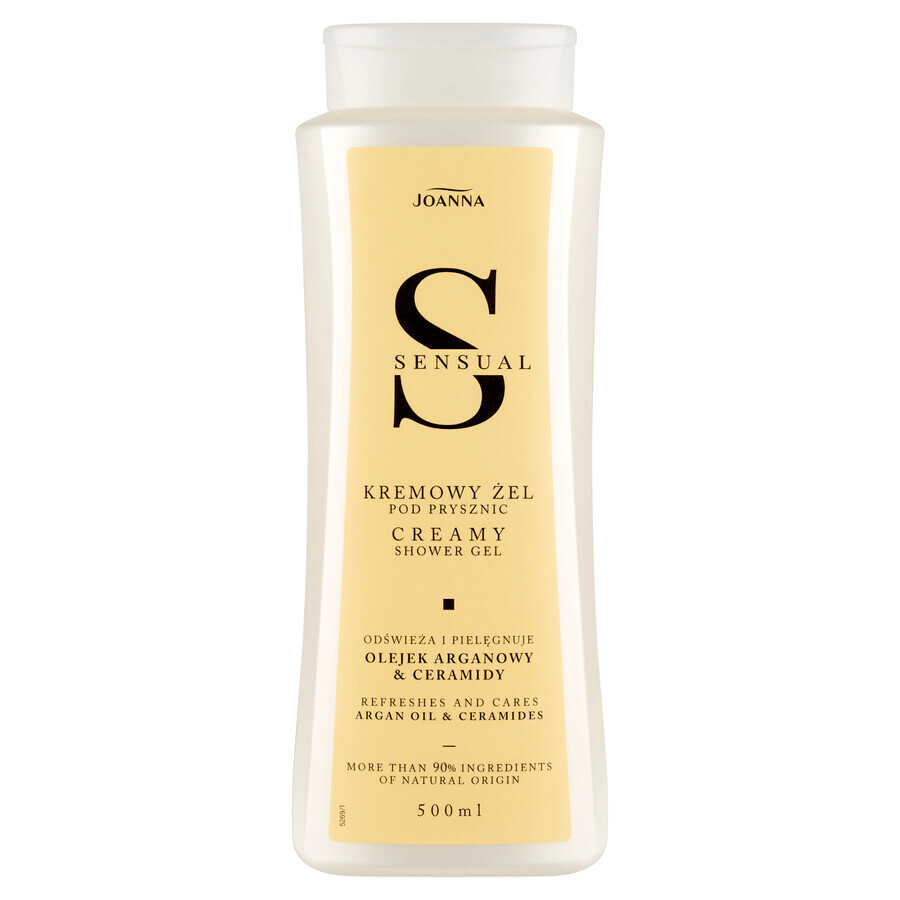 Joanna Sensual, Creme-Gel für die Dusche, Arganöl, 500 ml