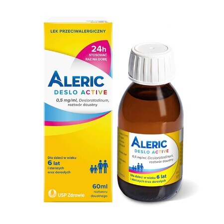 Aleric Deslo Activo 0,5 mg/ml, solución oral, 60 ml