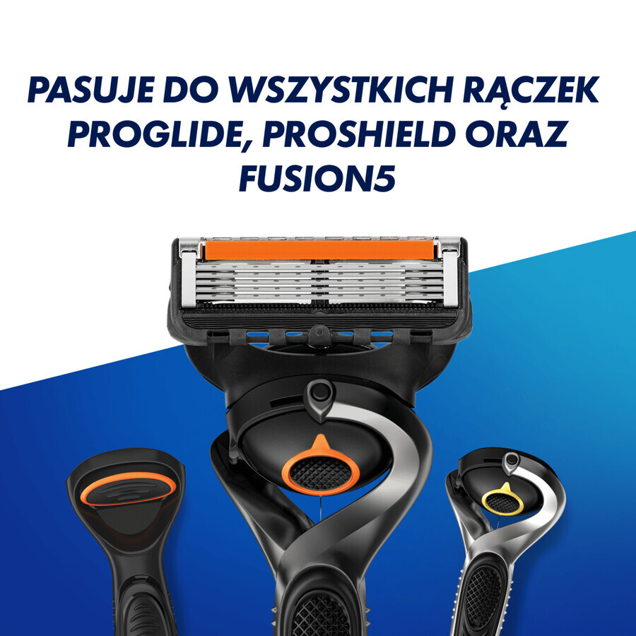 Gillette Fusion Proglide Manuale, cartucce di ricambio, 8 pezzi