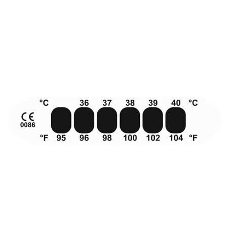 Stirnstreifen-Thermometer, quecksilberfrei, 1 Stück