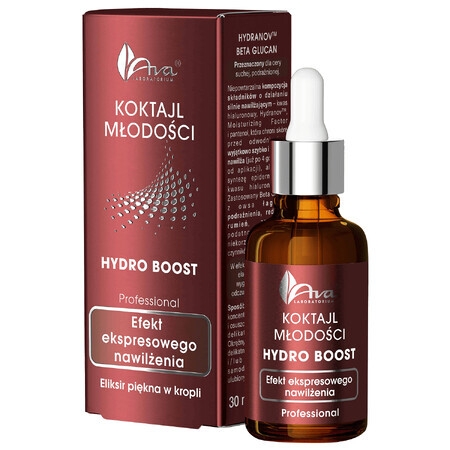 Ava Youth Cocktail Hydro Boost, facial serum, 30 ml