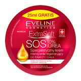 Eveline Cosmetics Extra Soft SOS, cremă regenerantă intensivă specializată, pentru față și corp, 10% uree, 200 ml