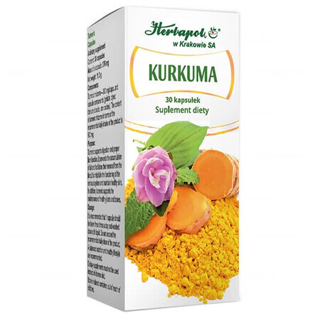 Herbapol Curcuma, 30 capsule