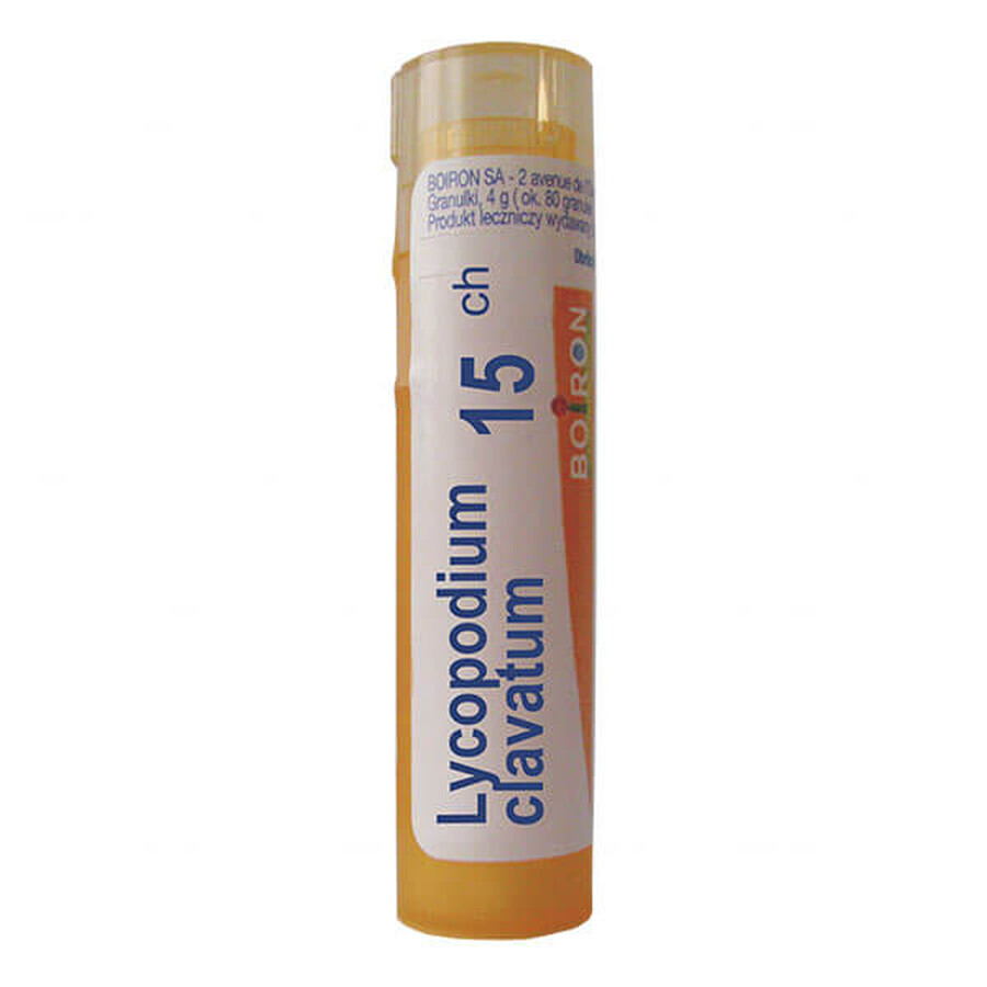 Boiron Lycopodium clavatum 15 CH, Granulat, 4 g