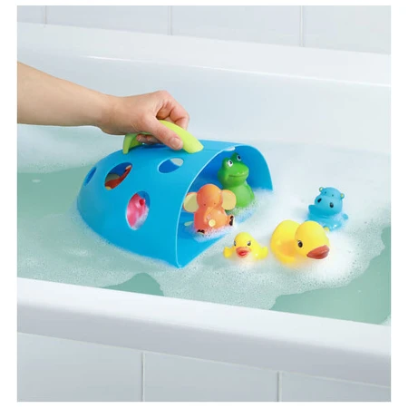 Ackuku, bath toy container, gray, 1 pc