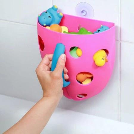 Ackuku, bath toy container, gray, 1 pc