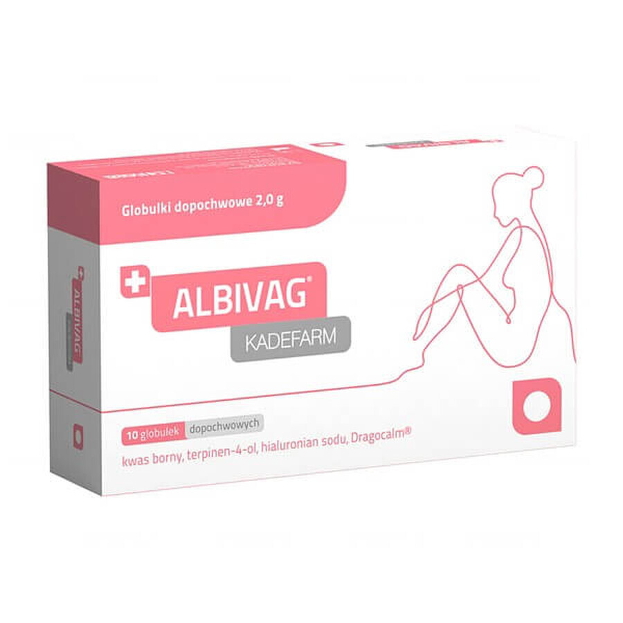 Albivag, vaginal globules, 10 units