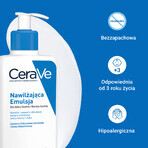 CeraVe, feuchtigkeitsspendende Emulsion mit Ceramiden, trockene und sehr trockene Haut, 473 ml