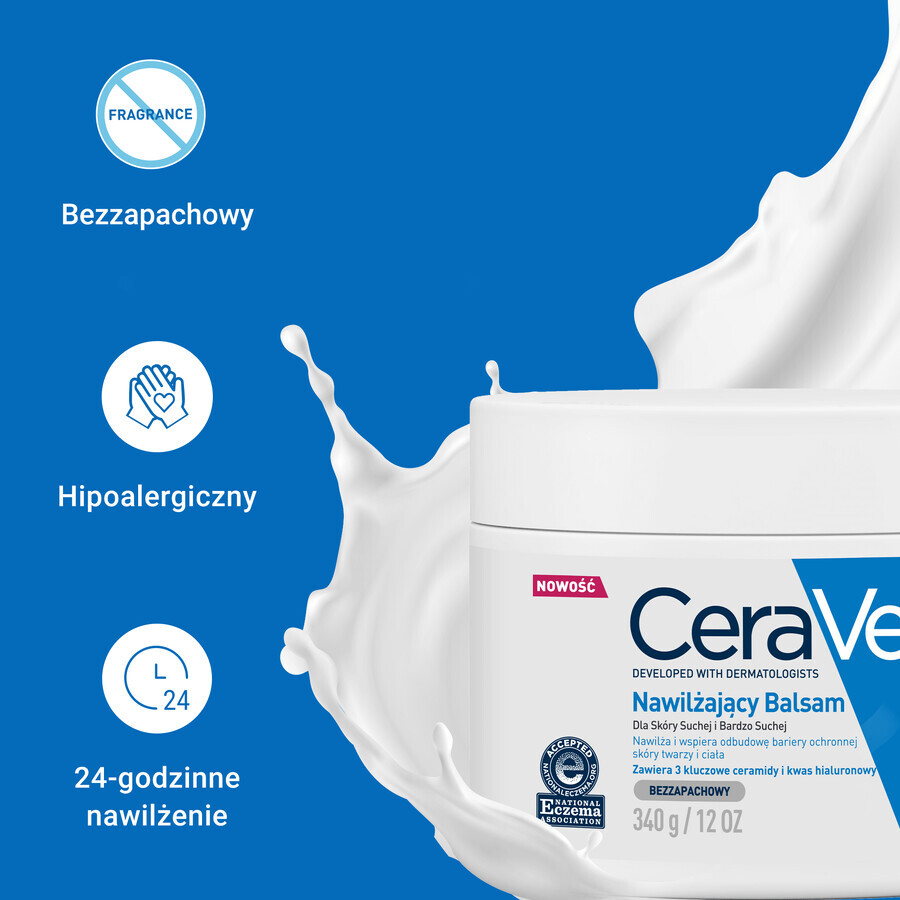 CeraVe Hydrating Face and Body Lotion with Ceramides, Dry and Very Dry Skin, 177ml