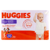 HUGGIES Windeln, Jumbo, Größe 5, 12-17 kg, 34 Stück