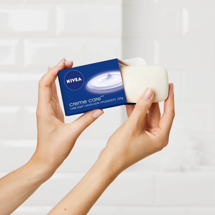 Nivea, sapone bar per la cura, creme care, 100 g