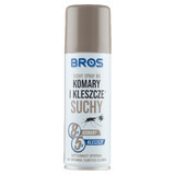 Bros, Trockenspray gegen Stechmücken und Zecken, DEET 25%, 90 ml