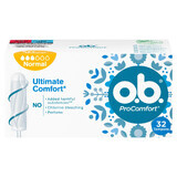 O.B. ProComfort, Hygienetampons, Normal, 32 Stück