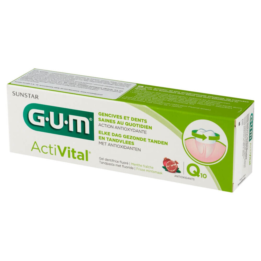 Sunstar Gum ActiVital, dentifricio, 75 ml