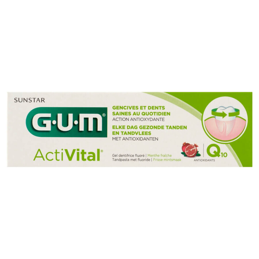 Sunstar Gum ActiVital, dentifricio, 75 ml