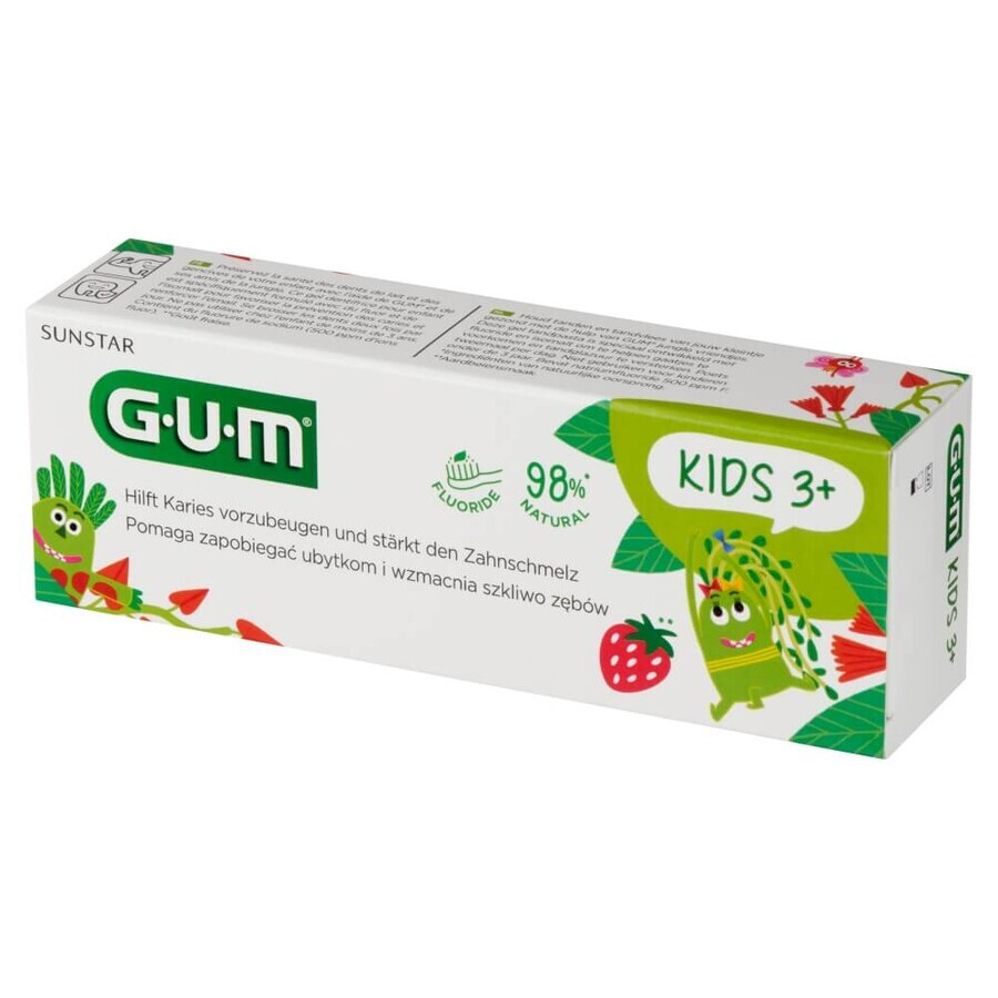 Sunstar Gum Kids, Zahnpasta, 2-6 Jahre, 50 ml