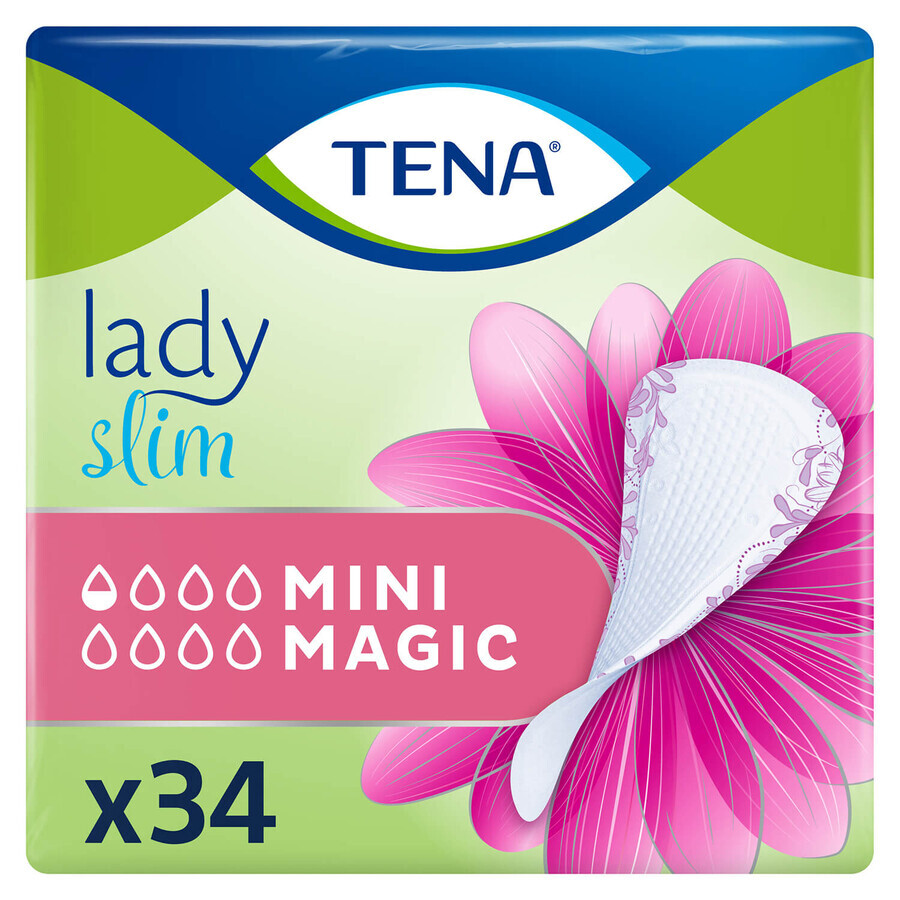 Tena Lady Slim, urologische Einlagen, Mini Magic, 34 Stück