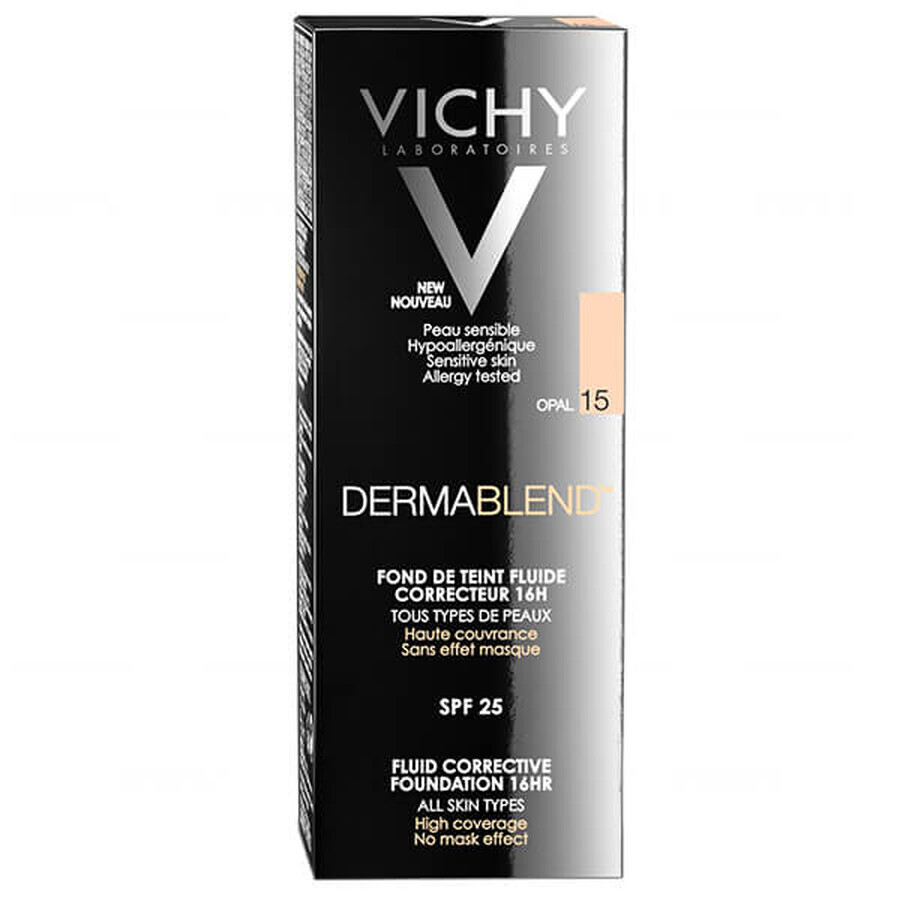 Vichy Dermablend, korrigierendes Fluid, 15 Opal, 30 ml