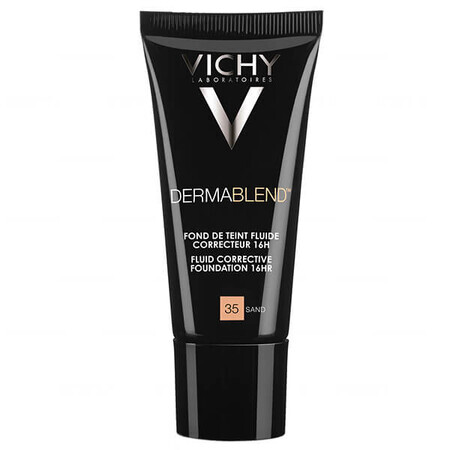 Vichy Dermablend, lang anhaltende Korrekturflüssigkeit, 35 Sand, 30 ml