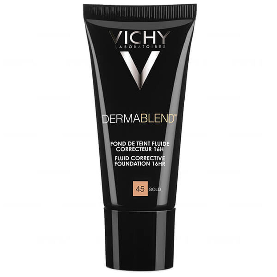 Vichy Dermablend, korrigierende Flüssigkeit, 45 Gold, 30 ml